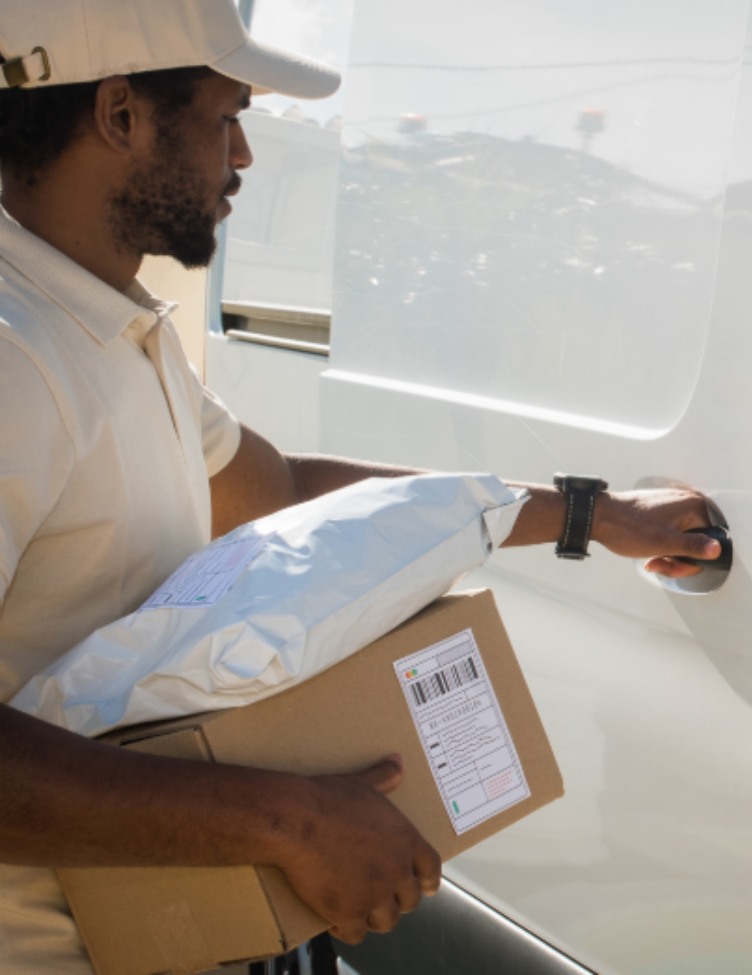 elektrische bestelwagen voor koeriers